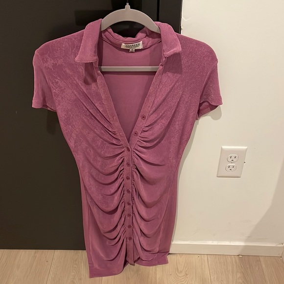 Princess Polly Dresses & Skirts - Princess Polly Elody short sleeve mini dress purple